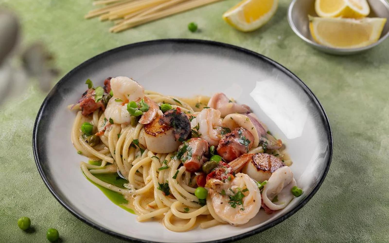 Frutti di Mare — seafood pasta from the ZEST kitchen